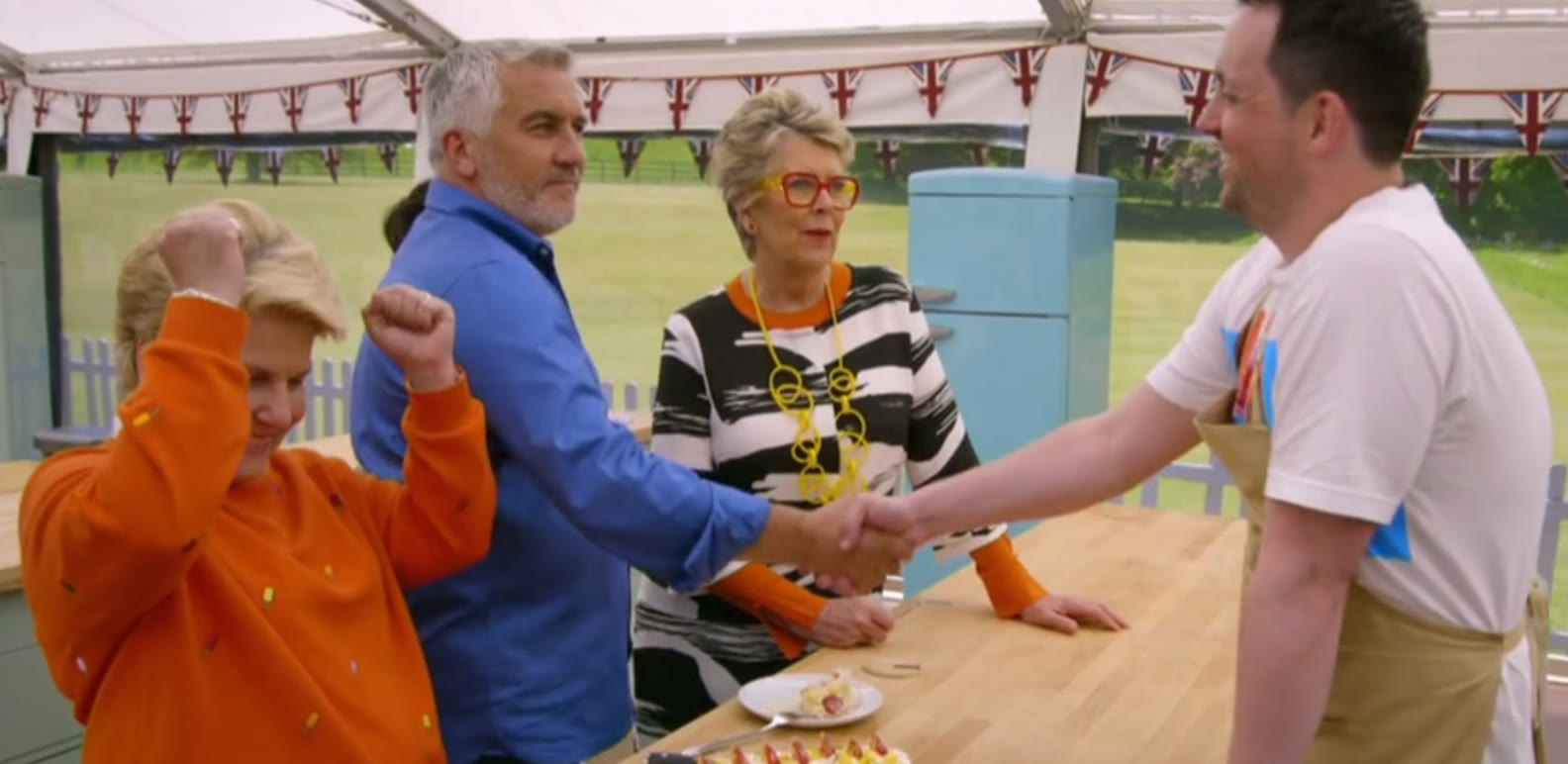 Handshake moment with Dan Beasley-Harling