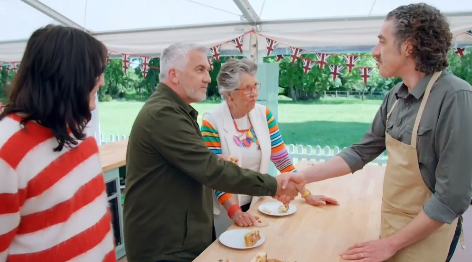 Handshake moment with Giuseppe Dell’Anno