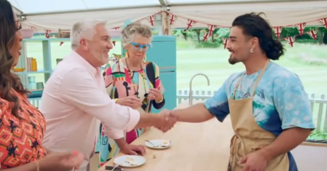 Handshake moment with Dylan Bachelet